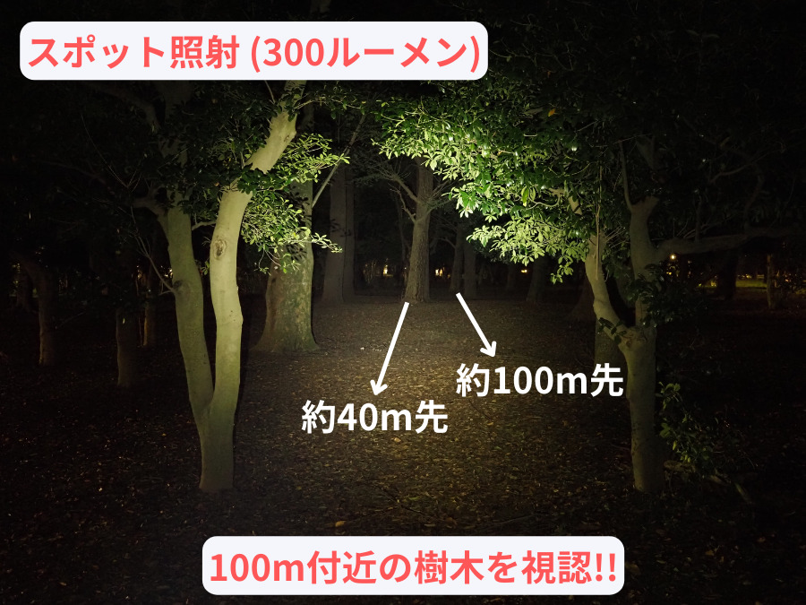 懐中電灯(スポット)