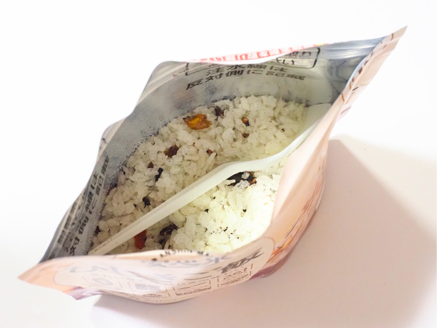 【開封】アルファー食品 安心米 ひじきご飯