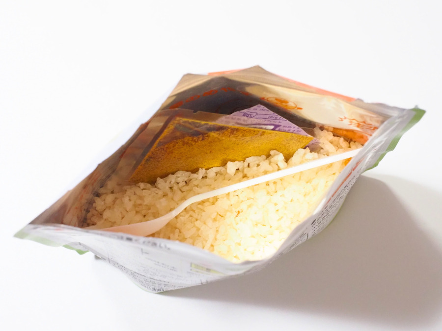 【開封】希望食品 アルファ化米 カレーご飯